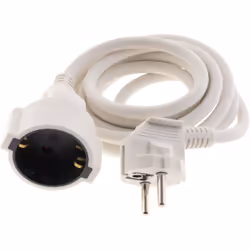 Caractéristiques de la rallonge HO5VV-F 3G1,5mm² - Zenitech : Modèle : rallonge Différents coloris au choix Type de câble : H ...