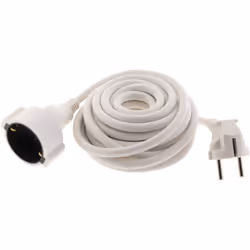 Caractéristiques de la rallonge HO5VV-F 3G1,5mm² - Zenitech : Modèle : rallonge Différents coloris au choix Type de câble : H ...
