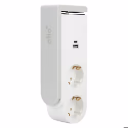 Multiprise 2 prises Schuko 16A + 2 USB A+C - Gekko - Blanc - Zenitech