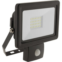 Zenitech - Projecteur led étanche 30W - Noir avec détecteur - Elexity