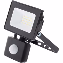 Projecteur LED de chantier - Technologie Sensor - 10W 900Lm IP65 6500K - Noir - A+ - Zenitech Marque : Zenitech Type : Projec ...