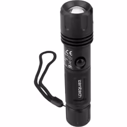 Caractéristiques de la lampe torche LED rechargeable USB 500lm - Zenitech : Modèle : lampe torche rechargeable LED Couleur(s) ...