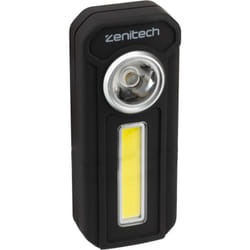 Zenitech - Lampe de poche led/cob - 300lm - avec piles