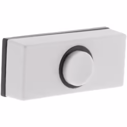 Ce bouton de sonnette filaire vous permettra de compléter votre carillon électromécanique. Il s'installe en saillie et peut ê ...
