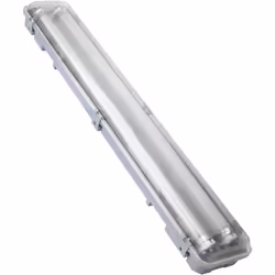 Description générale La réglette étanche LED IP65 2 x 9 W 1400 Lumens est idéale pour une installation en extérieur ou dans d ...