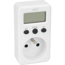 Contrôleur de consommation électrique - 3 indicateurs - Blanc - Otio