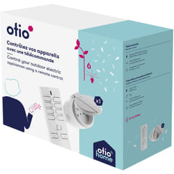 Otio - Prise connectée d'extérieur IP44 + télécommande