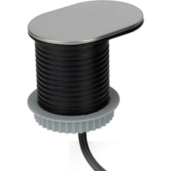 Otio - Bloc Gliss encastrable 16A + usb a+c Inox