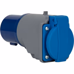 Caractéristiques de l'adaptateur caravane femelle 16A vers mâle CEE17 - Protec : Modèle : adaptateur caravane Type de prise : ...