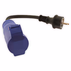 Caractéristiques de l'adaptateur caravane femelle 16A vers mâle CEE 17 - Zenitech : Modèle : adaptateur caravane femelle 16A  ...