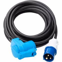 Caractéristiques de la rallonge fiche et prise CEE H07-RNF 3G2,5mm² - 10m - Zenitech : Modèle : rallonge fiche et prise CEE C ...