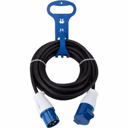 Caractéristiques du prolongateur 10m - H07RN-F 3G2,5mm² - CEE P17 - Protec : Modèle : prolongateur CEE P17 Couleur(s) : noir  ...