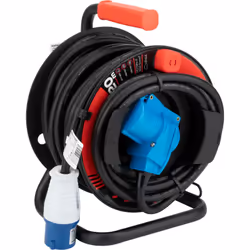 Caractéristiques de l'enrouleur outdoor gigogne Schuko/CEE P17 - Protec : Modèle : enrouleur extérieur Couleur(s) : noir Type ...