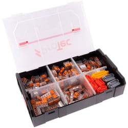 Wago - Valisette 150 bornes de connexion In Line S221 + 7 Gelbox - Protec