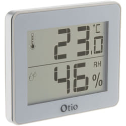 Thermomètre hygromètre digital - blanc - Otio