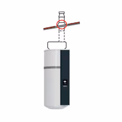 Terminal solin noir 25°-45° THERMOR pour toit tuile - 354637 - Solin Noir toit de tuile 20° - 45° Teinte Noir Terminal solin  ...