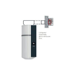 Thermor - Ventouse Horizontale Aeromax 80/125 354641