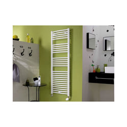 Radiateur sèche serviette Corsaire Eau Chaude Racc. central 609W THERMOR Blanc satin - 466191