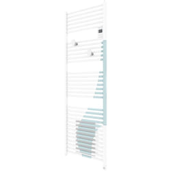 Thermor - radiateur sèche-serviettes connecté riva 5 avec soufflerie 1500W noir carbone 471637