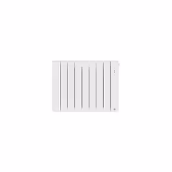 Profitez d'un confort thermique optimal avec le radiateur chaleur douce connecté Bilbao 4 Horizontal 1250W Blanc Brillant. Co ...