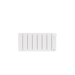 Radiateur chaleur douce BILBAO 4 1400W bas blanc brillant - THERMOR - 494837