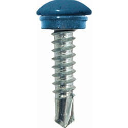 Vis autoperceuse etanco Belvis métal - Torx 20 Ø5.5x25 mm - rondelle alu/epdm Ø10 - ral 9010 - Boite de 100 - 395393001