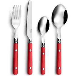 Amefa Ensemble de Couverts Saxo Métal Bicolore 16 Pièces (25 cm)