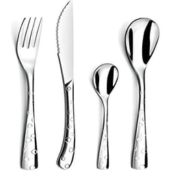 Coffret de couverts - AMEFA - Gamme Flocon - Acier inox - 24 pièces - Finition brillante