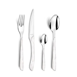 Eclat Nature - Ménagère 24 pièces Bois blanc