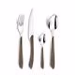 Eclat Nature - Ménagère 16 pièces Bois foncé