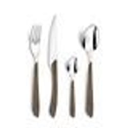 Eclat Nature - Ménagère 16 pièces Bois foncé