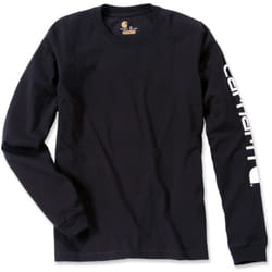 Carhartt - T-Shirt Sleeve Logo l/s Noir t.m - EK231-BLK-M