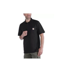 Carhartt - Polos Work Pocket s/s Noir t.m - K570BLK-M