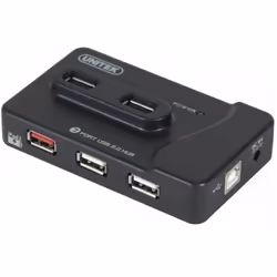 CUC Exertis Connect 21069 hub & concentrateur USB 2.0 Noir