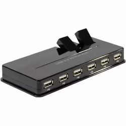 CUC Exertis Connect 21180 hub & concentrateur USB 2.0 480 Mbit/s Noir
