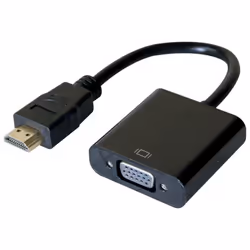 Hypertec 051221-HY, 0,13 m, HDMI Type A (Standard), VGA (D-Sub), Mâle, Femelle, Droit