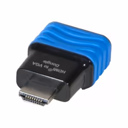 EXC 051238 câble vidéo et adaptateur HDMI Type A (Standard) VGA (D-Sub) Noir