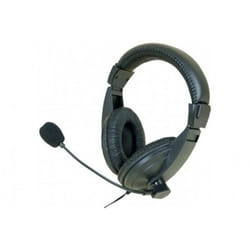 Casques & micro GENERIQUE Casque-micro Stéréro Jack 3.5mm - Noir