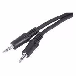CUC Exertis Connect 108508, 3,5mm, Mâle, 3,5mm, Femelle, 5 m, Noir
