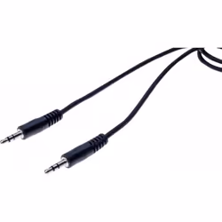 EXC 108569, 3,5mm, Mâle, 3,5mm, Mâle, 1,5 m, Noir