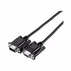 Dexlan SVGA M/F 10m, 10 m, VGA (D-Sub), VGA (D-Sub), Mâle, Femelle, Noir