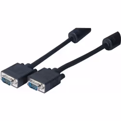 Hypertec 119690-HY, 1 m, VGA (D-Sub), VGA (D-Sub), Mâle, Mâle, Noir