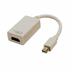 Neklan Mini DP - HDMI, 0.2m, 0,2 m, Mini DisplayPort, HDMI Type A (Standard), Mâle, Femelle, Blanc