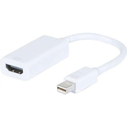 Connect 127416 câble vidéo et adaptateur 0,095 m Mini DisplayPort HDMI Type A (Standard) Blanc
