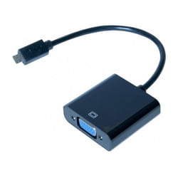 CUC Exertis Connect 127442 câble vidéo et adaptateur 0,23 m VGA (D-Sub) Noir