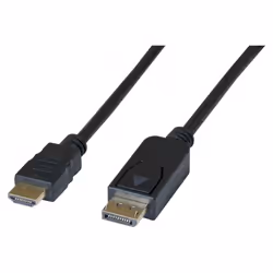 Hypertec 128215-HY, 3 m, DisplayPort, HDMI, Mâle, Mâle, Droit