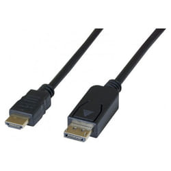 Hypertec 128215-HY câble vidéo et adaptateur 3 m DisplayPort HDMI Noir