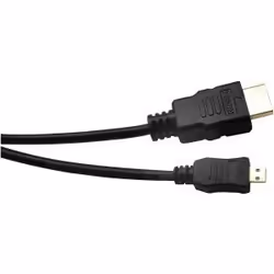 Connect 128490, 1 m, HDMI Type A (Standard), HDMI Type D (Micro), Noir