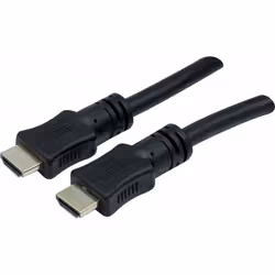 Connect 128897, 20 m, HDMI Type A (Standard), HDMI Type A (Standard), Canal de retour audio (ARC, Audio Return Channel), Noir