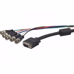 Hypertec 129151-HY, 1,8 m, VGA (D-Sub), 5 x BNC, Mâle, Mâle, Noir, Bleu, Vert, Rouge, Blanc